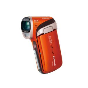 パナソニック デジタルムービーカメラ WA2 防水仕様 サンシャインオレンジ HX-WA2-D｜scarlet2021