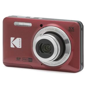 KODAK (コダック) PIXPRO 使いやすい ズーム FZ55-RD 16MP デジタルカメラ 光学5倍ズーム 広角 28mm 2.7