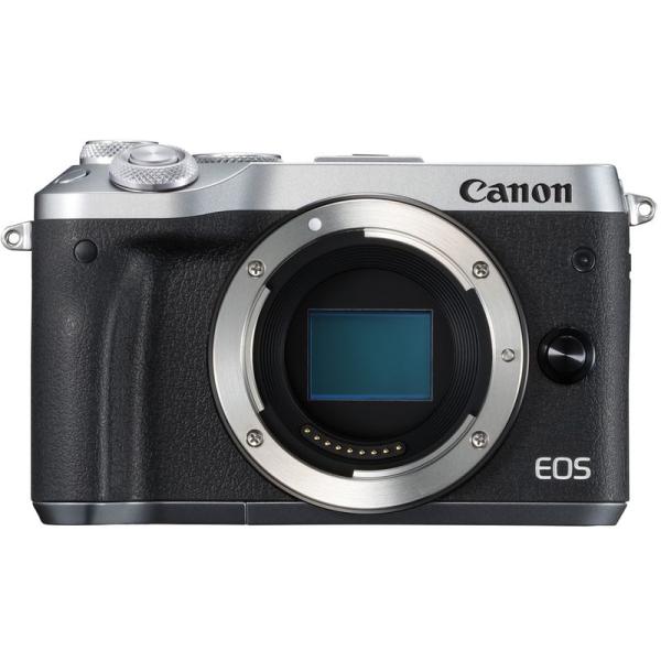 Canon ミラーレス一眼カメラ EOS M6 ボディー(シルバー) EOSM6SL-BODY