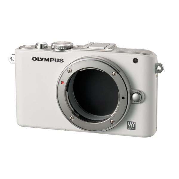 OLYMPUS ミラーレス一眼 PEN Lite E-PL3 ボディ ホワイト E-PL3 BODY...