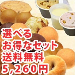 送料無料  糖質制限パンスイーツ選べるお得なセット 5,260円 BIKKE 低糖質 ベーグル 食パ...