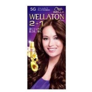ウエラトーン ツープラスワン クリームタイプ 5G(60g+60g+7.3mL)　白髪染め　カラーリ...