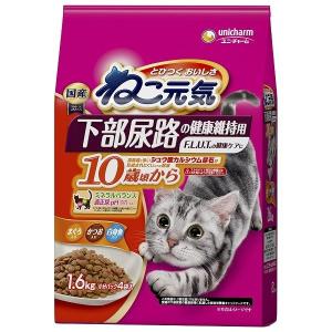 J】 ねこ元気 下部尿路の健康維持用 まぐろ・白身魚・かつお入り (1.6