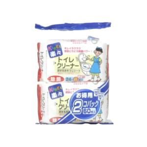 【※ y】 キレイ 楽々 トイレクリーナー お得用 30枚×2個パック トイレ用品｜scbmitsuokun1972