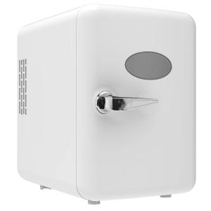 コンパクト冷温庫ひえぽか ホワイト×木目 (EL-40112) ポータブル冷蔵庫