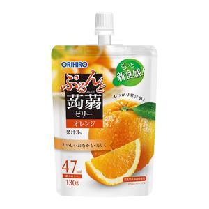 オリヒロ ぷるんと蒟蒻ゼリー スタンディング オレンジ (130g) こんにゃくゼリー