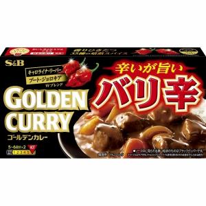 【在庫処分】 賞味期限：2027年12月31日 S&B ゴールデンカレー バリ辛 (198g) カレールゥ