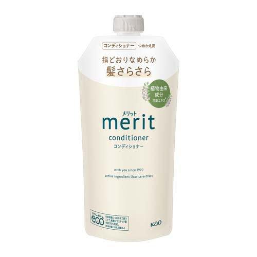 花王 メリット コンディショナー ポンプ ボトル 詰替 (320ml) コンディショナー