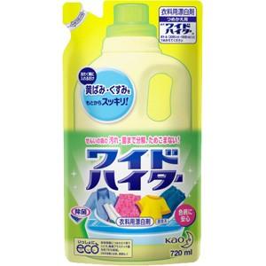 ワイドハイター つめかえ用 (720ml) 衣料用漂白剤 色柄に安心、黄ばみ