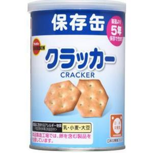 ブルボン 缶入 キャップ付き クラッカー (75g) 塩味のミニクラッカー 保存缶 非常食に