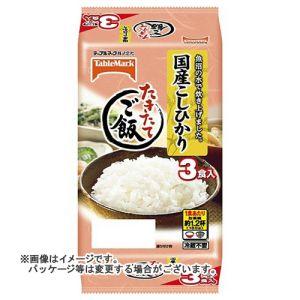 【在庫処分】 賞味期限：2025年2月18日 テーブルマーク たきたてご飯 国産こしひかり (3食) インスタントご飯