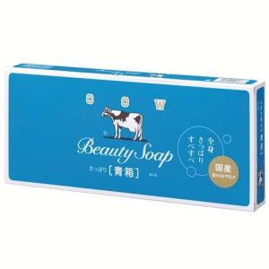 牛乳石鹸 カウブランド 青箱 (85g×6個入) ソフトな泡立ちでお肌にやさしい石けん｜scbmitsuokun1972