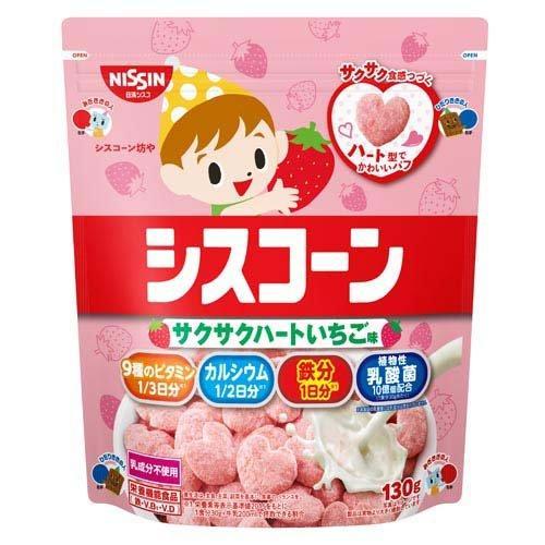 日清シスコ シスコーン サクサクハートいちご味 (130g) シリアル