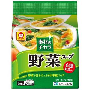 マルちゃん 素材のチカラ 野菜スープ (5食入) インスタントスープ｜scbmitsuokun1972