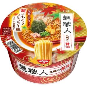 【在庫処分】 賞味期限：2024年7月10日 日清 麺職人 醤油 (88g) カップラーメン｜SCB