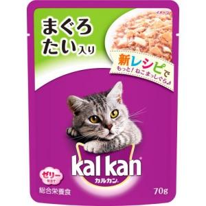 カルカン パウチ まぐろ たい入り ゼリー仕立て (70g) 猫用 ウェットフード