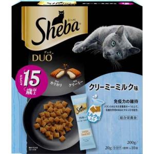 マースジャパン シーバ デュオ 15歳以上 クリーミーミルク味 (200g) 猫用 粒