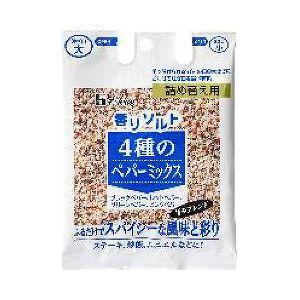 ハウス 香りソルト 4種のペパーミックス 詰め替え用 (41g)　これ1本で スパシーな風味と彩り ハーブ調味料 塩  ソルト ミックススパイス｜scbmitsuokun1972