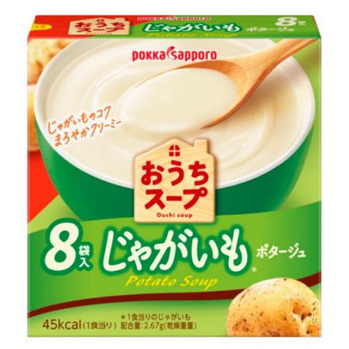 ポッカサッポロ おうちスープ じゃがいも (8袋入) 箱 インスタント スープ