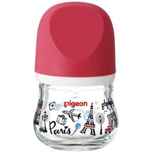 【在庫処分 特価】 ピジョン 母乳実感 哺乳びん my Precious 耐熱ガラス製 パリ (80ml) 哺乳瓶 本体