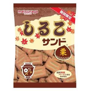 松永製菓 しるこサンド 栗 (55g) 菓子 ビスケット クッキー