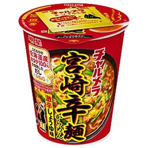 【在庫処分】 賞味期限：2026年4月28日 明星 チャルメラカップ 宮崎辛麺 (67g) インスタント カップラーメン