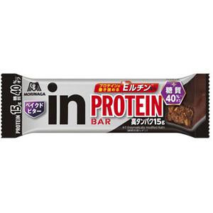 【12本セット】 森永 inバー プロテイン ベイクドビター (43g×12本) 栄養調整食品