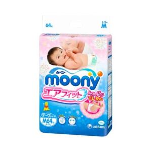 【y】 ムーニー エアフィット Mサイズ64枚入り 体重6〜...