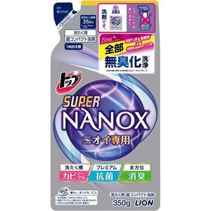 【※ nk】 トップ スーパーナノックス ニオイ専用 つめかえ用 (350g) 洗濯洗剤 液体