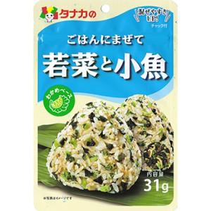 田中食品 タナカのごはんにまぜて 若菜と小魚 (31g) おにぎり もと
