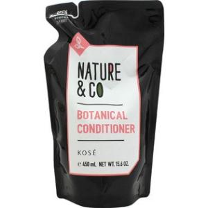 【※】 コーセー Nature&Co（ネイチャーアンドコー）ボタニカル コンディショナー つめかえ用(450ml)｜scbmitsuokun1972