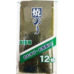 【在庫処分】 賞味期限：2024年7月31日 焼きのり お徳用 板のり 全形 (12枚入) おむすび お惣菜に｜scbmitsuokun1972