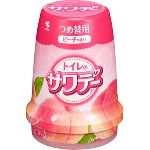 小林製薬 サワデー ピーチの香り つめかえ用 (140g) トイレ用 置き型 芳香・消臭剤｜scbmitsuokun1972