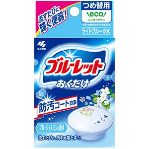 小林製薬 ブルーレットおくだけ ブルージャスミン つめ替用 (25g) 流すたびに汚れを浮かして落とします｜scbmitsuokun1972