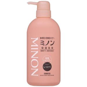 MINON(ミノン) 薬用 全身シャンプー しっとりタイプ 本体 (450mL) 【医薬部外品】｜scbmitsuokun1972