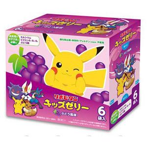 6個セット】 リポビタン キッズゼリー ぶどう風味 ポケモンデザイン