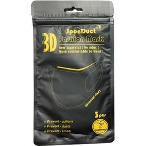 カラー ブラック 洗える 3dファッション ウレタン マスク レギュラーサイズ 3枚入 洗浄して再利用可能な立体マスク Scb 通販 Yahoo ショッピング