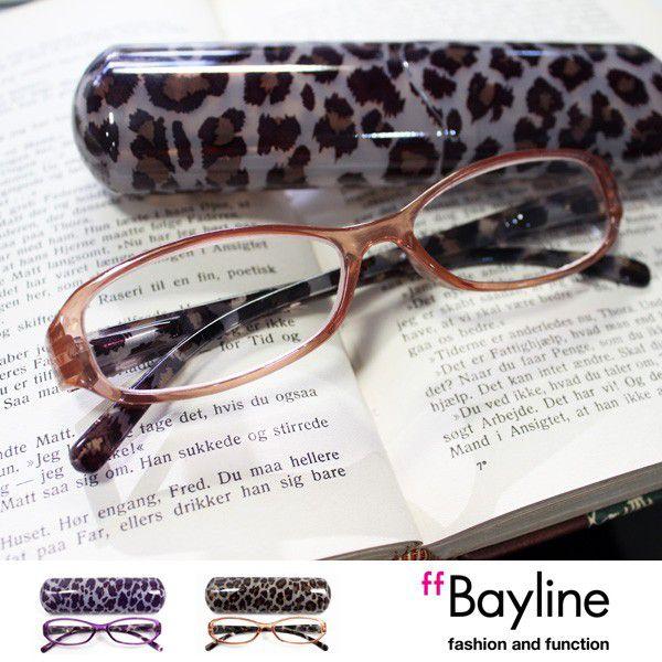 Bayline(ベイライン) リーディンググラス(老眼鏡) クリアフレーム ヒョウ 老眼鏡 おしゃれ...