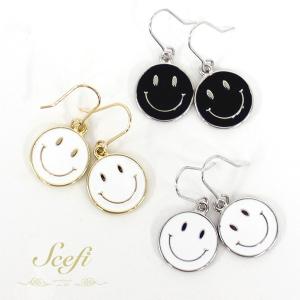 スマイル ピアス スマイルマーク smile ニコちゃん ラインストーン