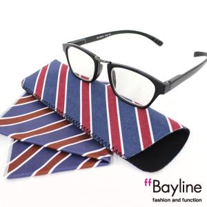 老眼鏡 おしゃれ ブルーライトカット PCメガネ Bayline neck readers classic wellington 首かけ メガネ＆クロスセット ブラック 女性用 男性用｜scefi