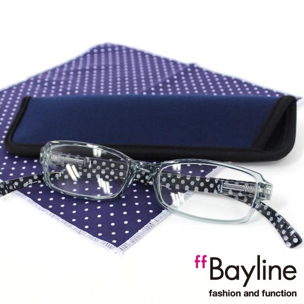 老眼鏡 おしゃれ ブルーライトカット PCメガネ Bayline neck readers 首かけ ...