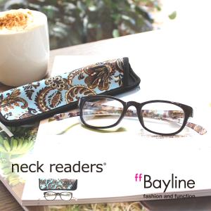 neck readers wellington ネックリーダーズ リーディンググラス 母の日 老眼鏡 バイカラー（ペイズリー）ブルーライトカット UVカット PC レディース｜scefi