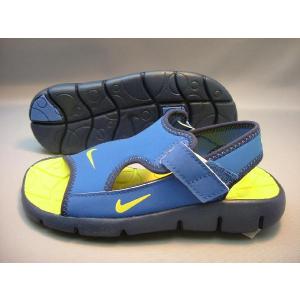 ナイキ リトル　サンレイ　アジャスト3 GS/PS ロイヤルブルー/ゼスト/バイナリーブルー