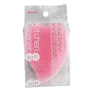 アイセン キッチンクリーナー ソフト ピンク スポンジ [01] 〔合計1100円以上で購入可〕