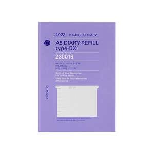 デルフォニックス 2023年 1月始まり 手帳 ダイアリー リフィル A5 タイプBX ウィークリー 週間 レフト ホリゾンタル