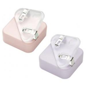 ソニック カドノオモクリップ 2個入 おもさでページキープ! ピンク系 勉強 便利 文鎮 教科書 開...