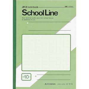 日本ノート スクールライン 10ミリ方眼 B5 緑 [01] 〔合計1100円以上で購入可〕