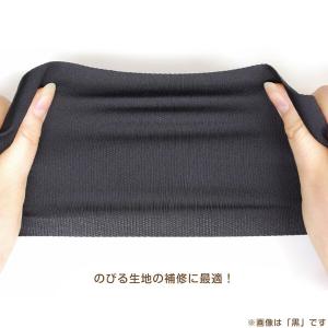 補修布 ジャージ用 アイロン接着 黒 11×3...の詳細画像2