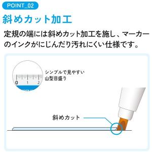 コクヨ キャンパス 暗記用シートにもなる 定規...の詳細画像3