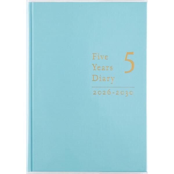 高橋書店 2026年 手帳・ダイアリー (22) 5年横線当用新日記 A5 ミントブルー 見開き2日...